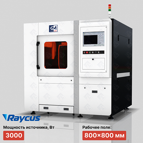 Лазерный станок для микрообработки AEROMACHT 800×800 мм, 3000 Вт